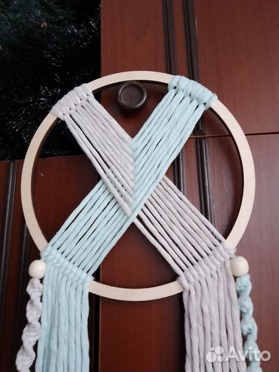 В детскую Панно Ловец снов Макраме