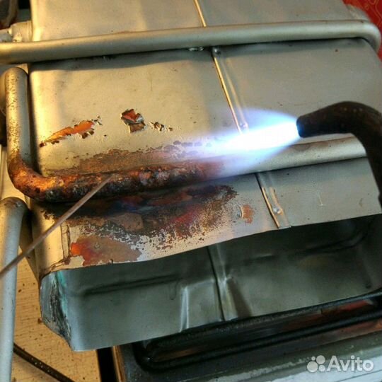 Пайка меди, ремонт теплообменников