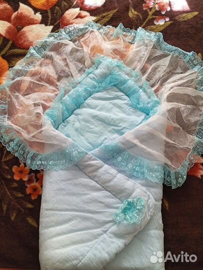 Конверт на выписку весна осень для мальчика