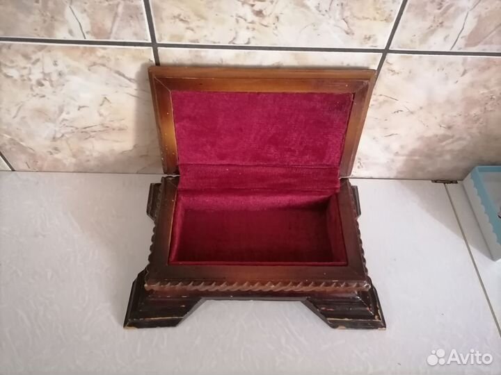 Шкатулка деревянная СССР