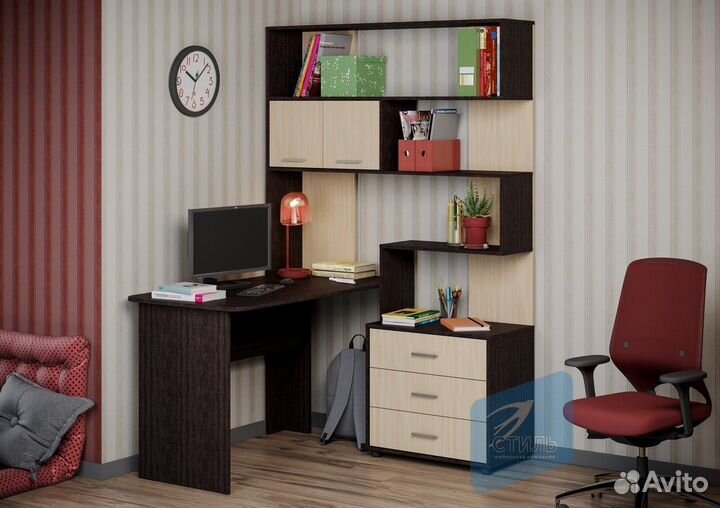 Паскаль-3 Угол школьника Венге Дуб молочный