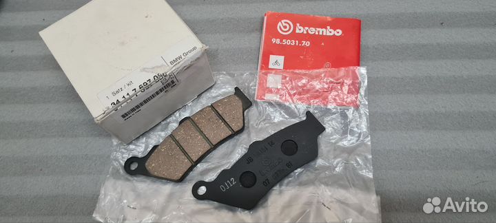 BMW Колодки тормозные мото