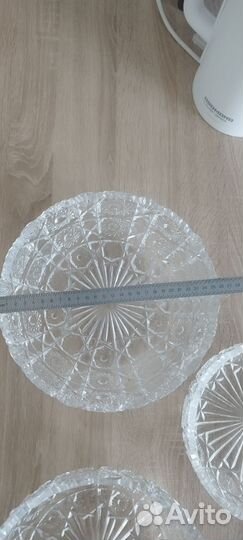 Салатники, фруктовницы, вазы хрустальные, СССР