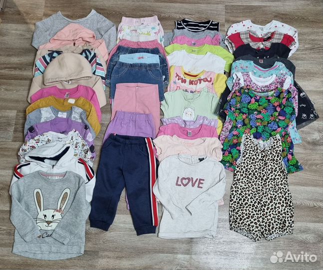 Вещи пакетом фирменная одежда для девочки 92-98