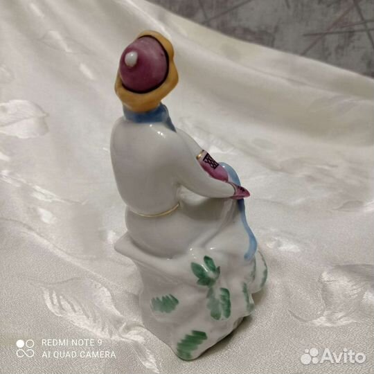 Фарфоровая статуэтка Фигуристка Полонное зхк