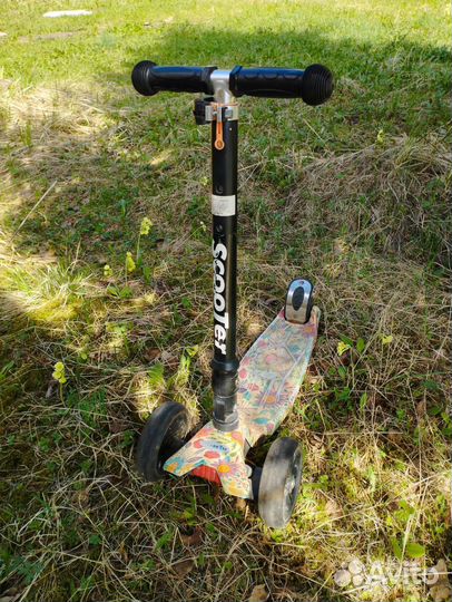 Самокат детский трехколесный бу