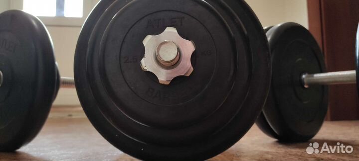Гантели разборные профессиональные 2 х 56.7кг
