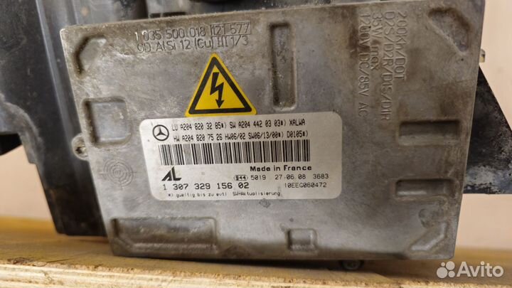 Фара передняя левая mercedes С204