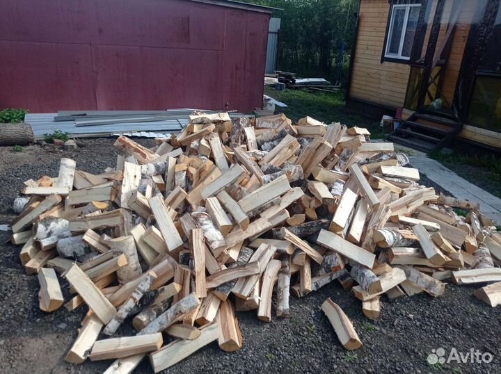 Дрова березовые колотые