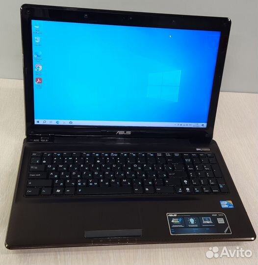Ноутбук Asus для работы и учебы на intel i3 с ssd