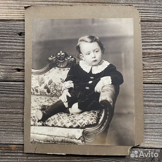 Большая антикварная фотография