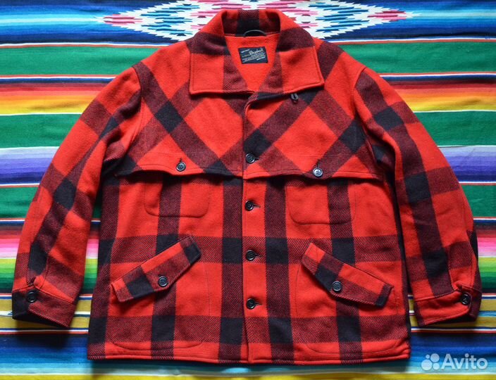 1950s' Drybak Wool Mackinaw XL 56Рус Made In USA