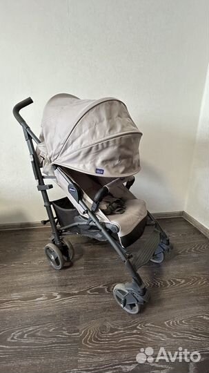 Коляска прогулочная chicco с чехлом