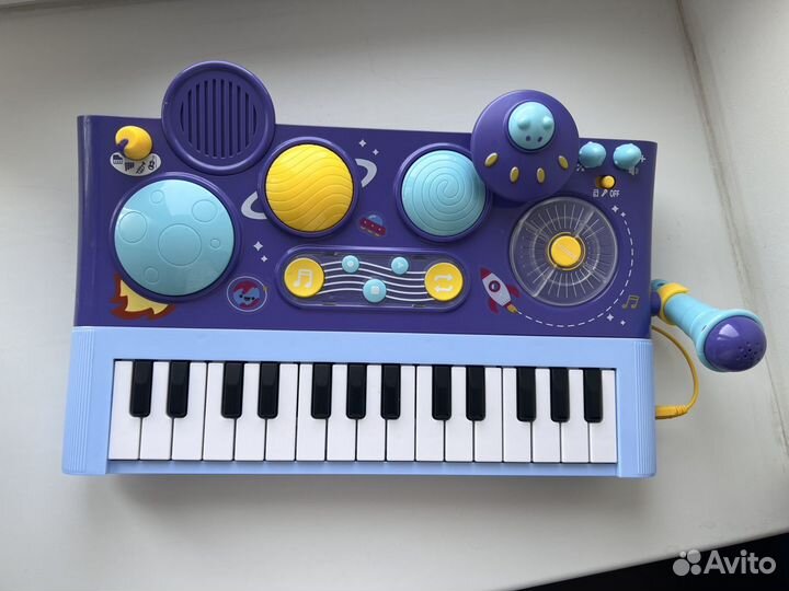 Синтезатор пианино детское happy baby
