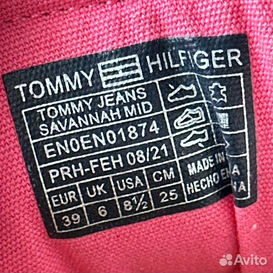 Женские кеды Tommy Hilfiger оригинал