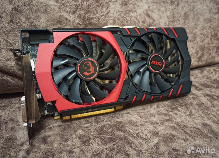 Видеокарта MSI R9 380 4Gb на запчасти/востанов