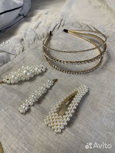 Ободок со стразами choupette на выпускной