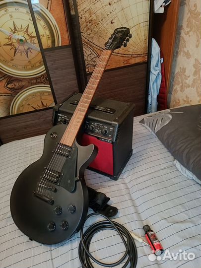 Электрогитара Epiphone Gothic Les Paul Studio торг