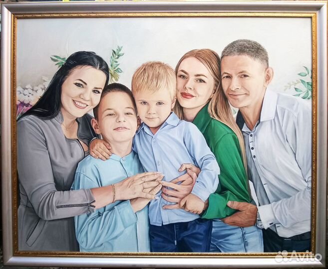 Пишу портреты маслом на холсте высокое качество