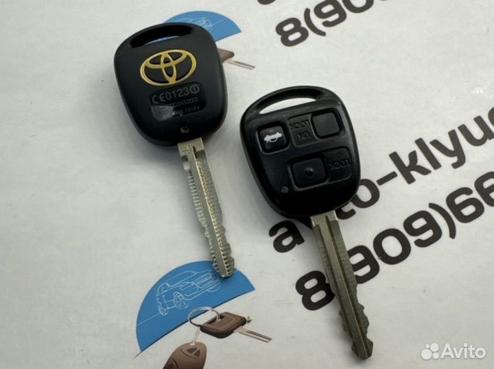 Ключ Тойота denso 1512v (ключ Toyota) оригинал