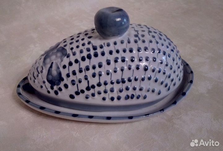 Масленка гжель винтаж