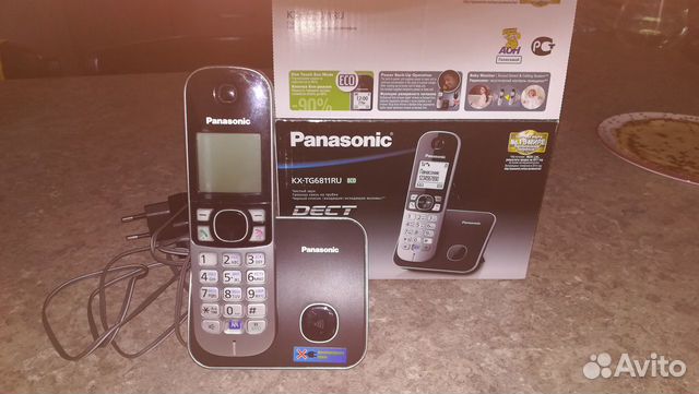 Продам цифровой беспроводной телефон Panasonic KX объявление продам