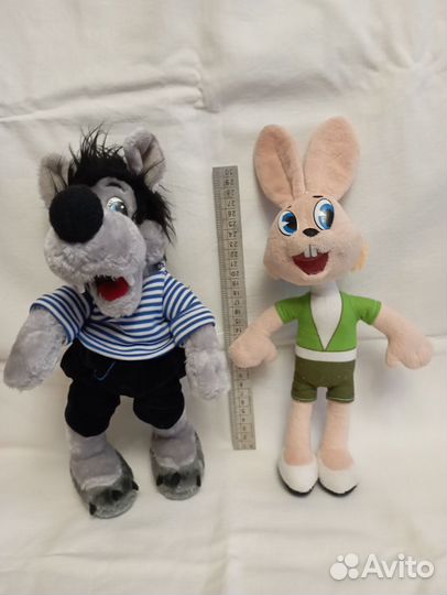 Волк, заяц и другие мягкие игрушки
