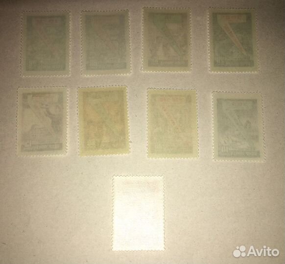 1960 марки СССР семилетний план страны