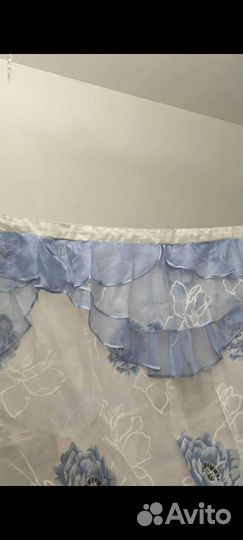 Тюль с ламбрикеном