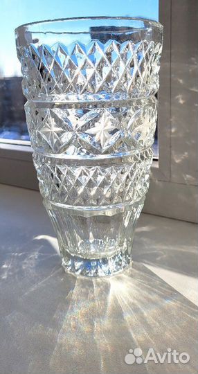 Ваза для цветов хрусталь СССР