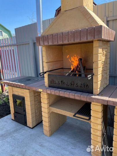 Печь под казан «Князь». Сборка за 20 минут