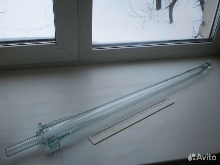 Бутылка бутыль стеклянная в форме сабля меч