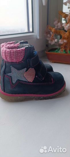 Ботинки демисезонные для девочки 20 размер
