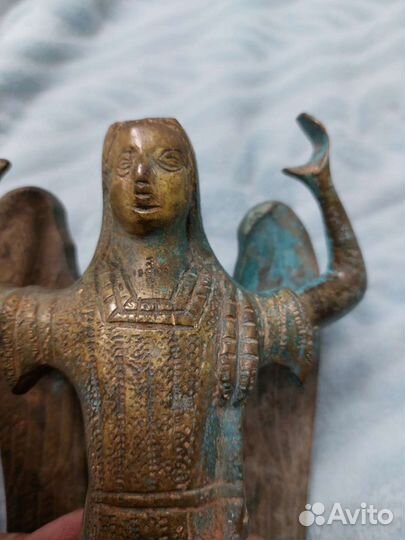 Бронзовая статуэтка Ангел благое молчание