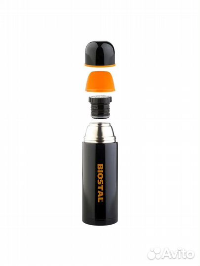 Термос 750мл Biostal-Спорт NBP-750C у/г чёрный
