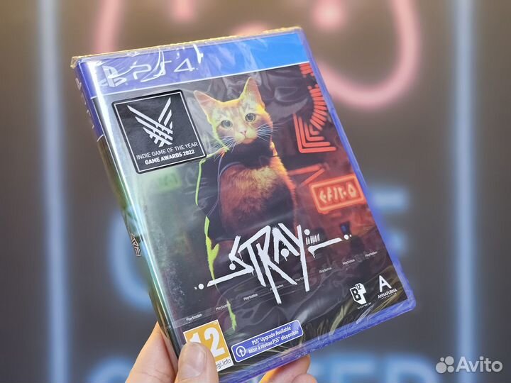 Новый диск ps4 ps5 Stray, русская версия