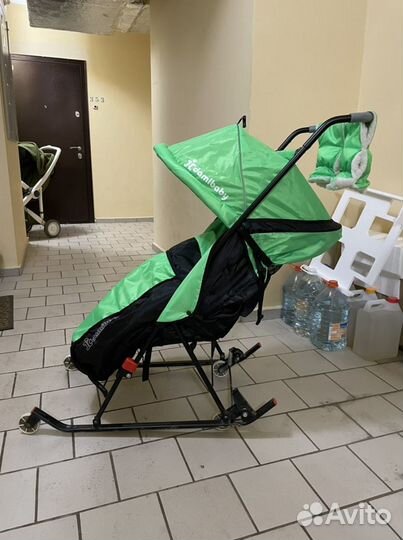 Санки с колесами