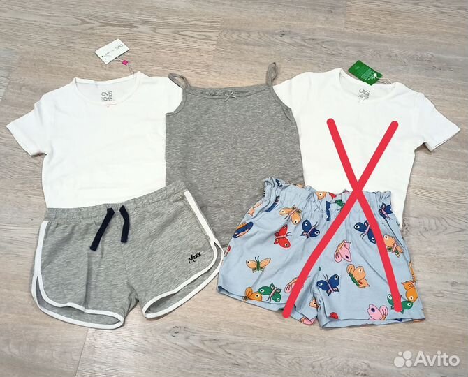 Новая одежда из Европы на девочку 122-128