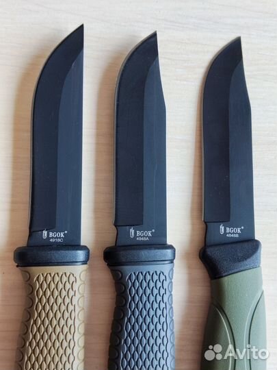 Оптом- ножи bgok(серый, песок, олива)