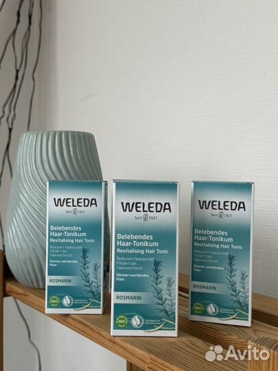 Тоник для волос weleda с розмарином