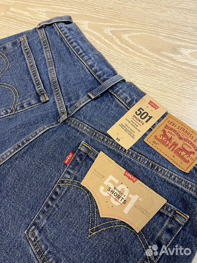 Шорты levis 501 новые