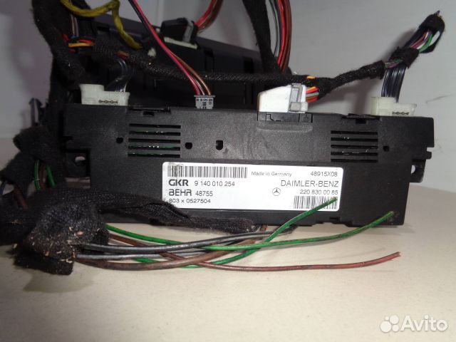 Блок управления климат-контролем mercedes-benz S-c