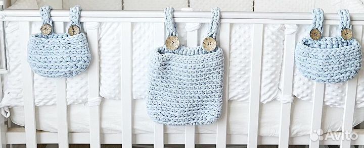 Кармашки на кроватку