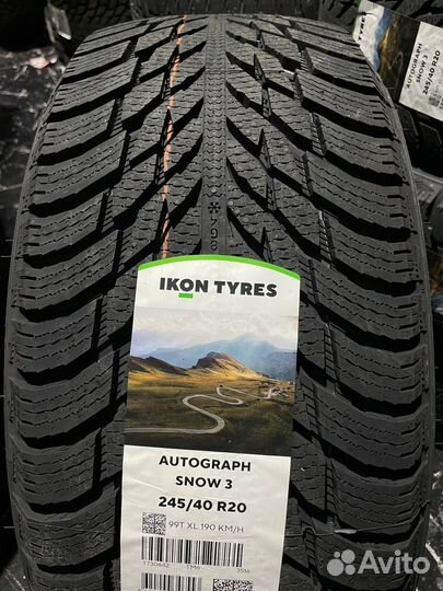 Ikon Tyres Autograph Snow 3 SUV 245/40 R20 и 275/35 R20 99T