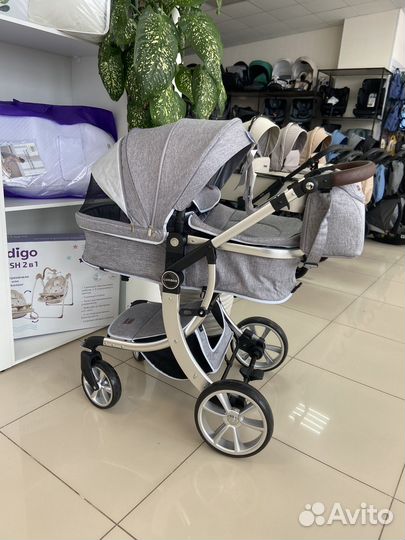 Коляска трансформер 2 в 1 Dalux