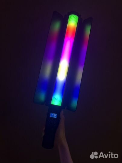 Видеосвет RGB Light Stick со шторками