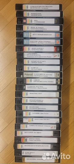 Видеокассеты VHS фильмы