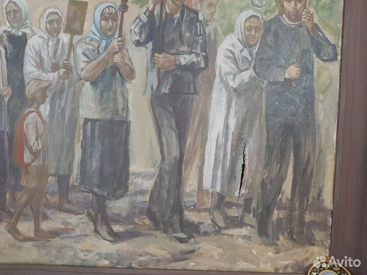 Картина,холст,Крестный ход 