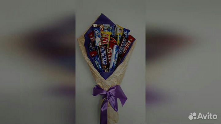 Сладкие букеты из конфет