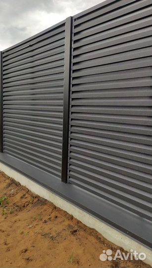 Заборы жалюзи